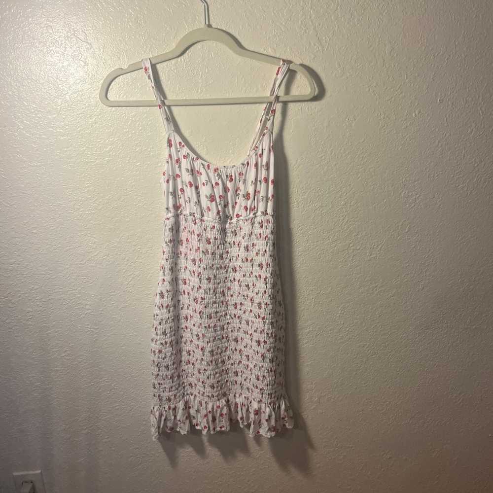 Abercrombie and fitch cherry print smocked mini d… - image 2