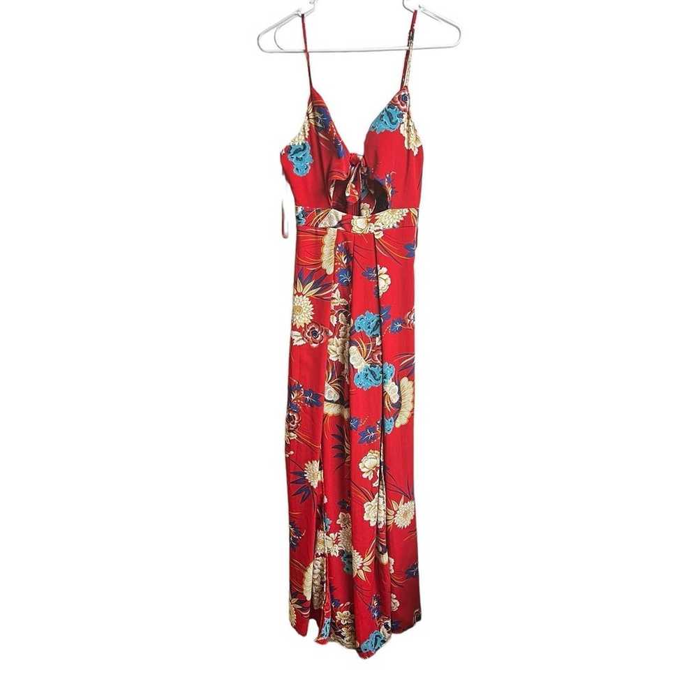 Banjul Adjustable Spaghetti Strap Floral Pantsuit… - image 1