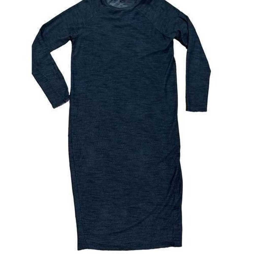 Zara Womens Navy Blue Bodycon Stretchy Casual Mid… - image 1