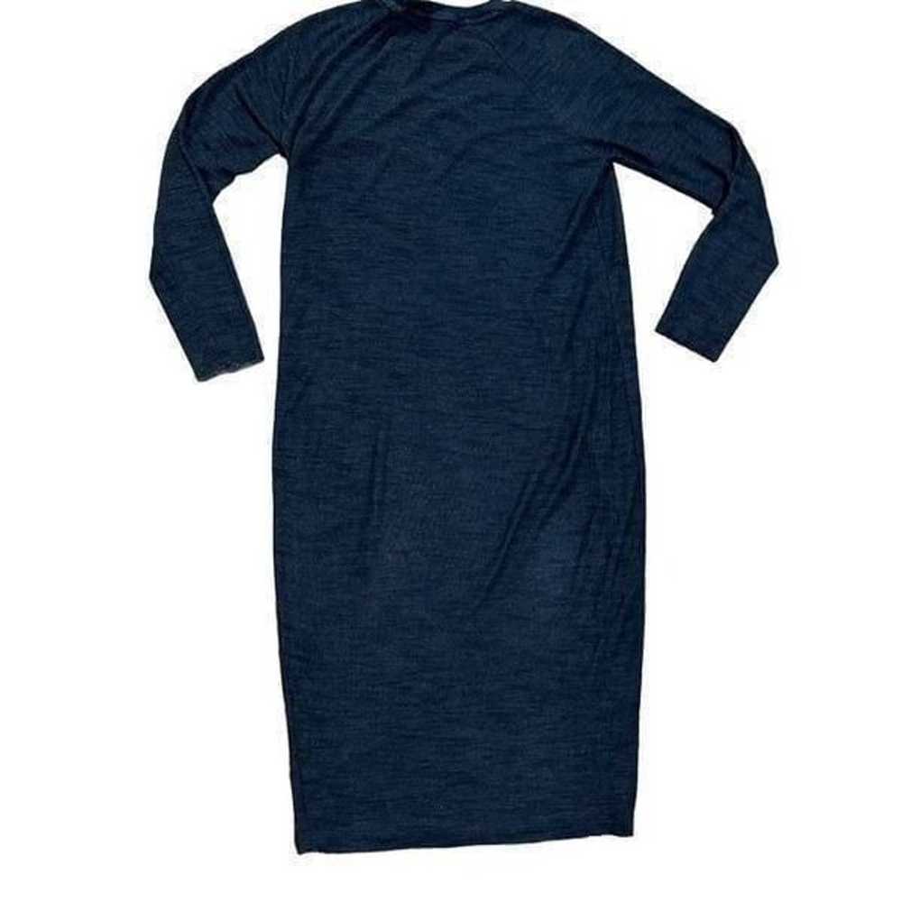 Zara Womens Navy Blue Bodycon Stretchy Casual Mid… - image 2