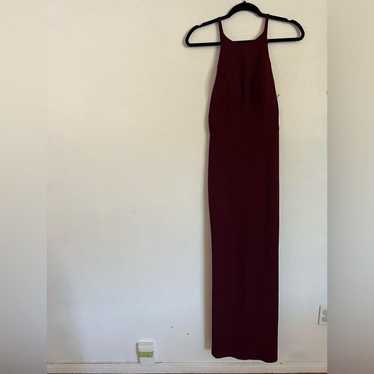 speechless | burgundy long formal dress