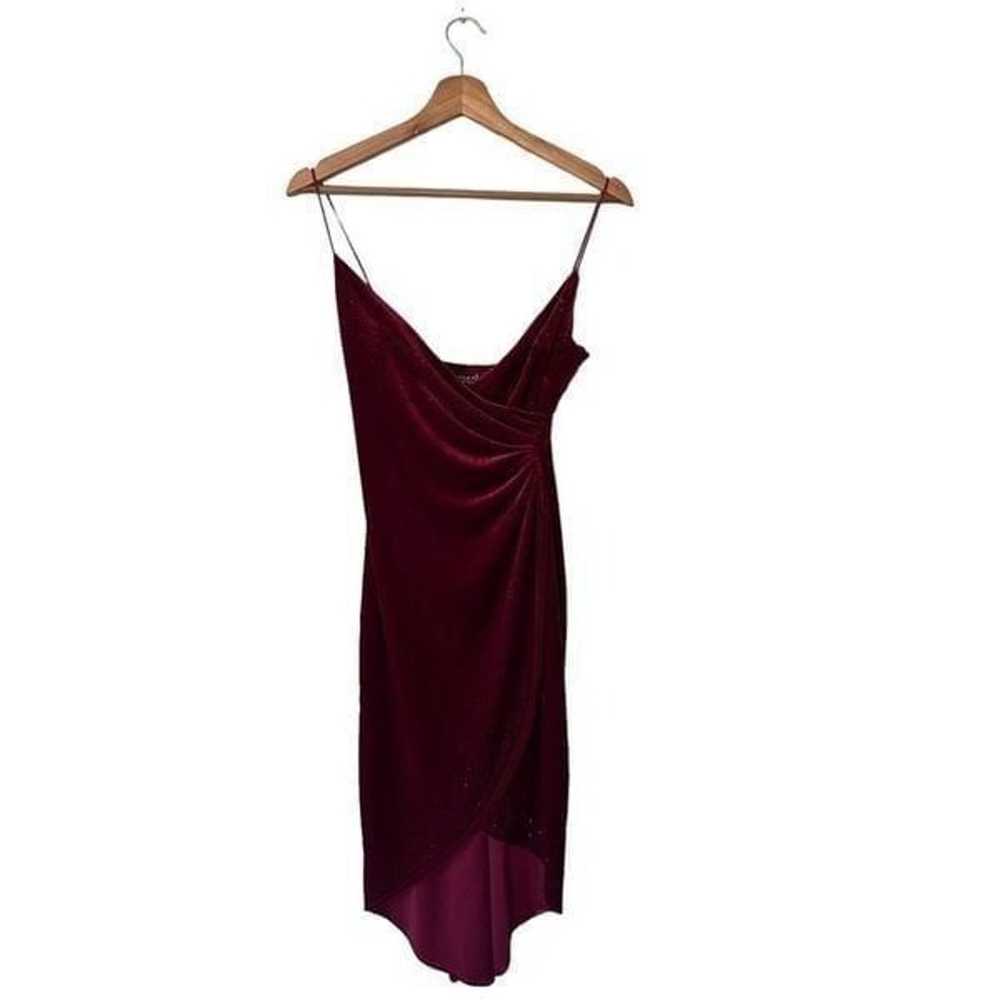 Rampage Vintage Y2K Velour Red Velvet Faux Wrap R… - image 10