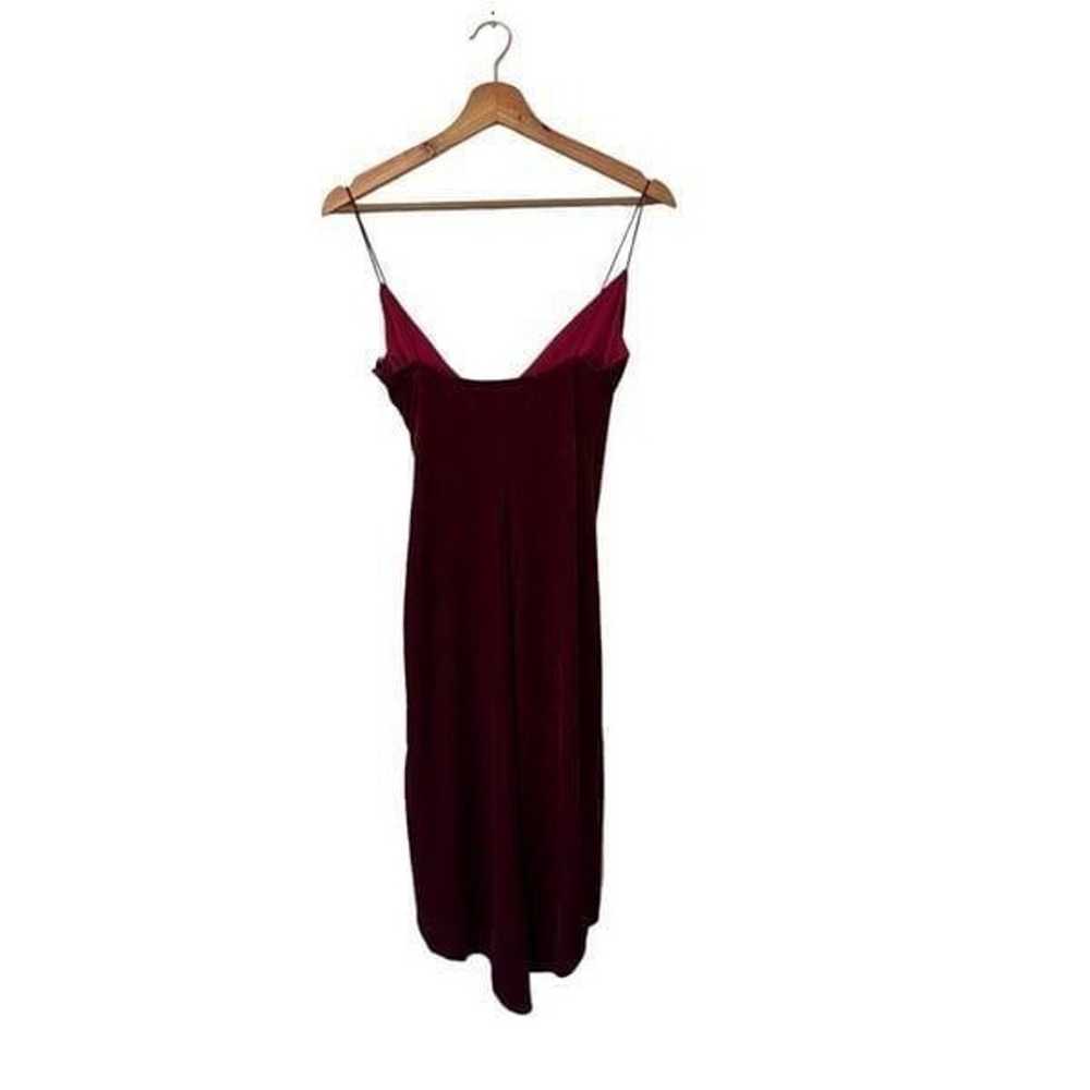 Rampage Vintage Y2K Velour Red Velvet Faux Wrap R… - image 5