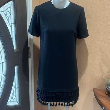 Zara black short sleeve dress