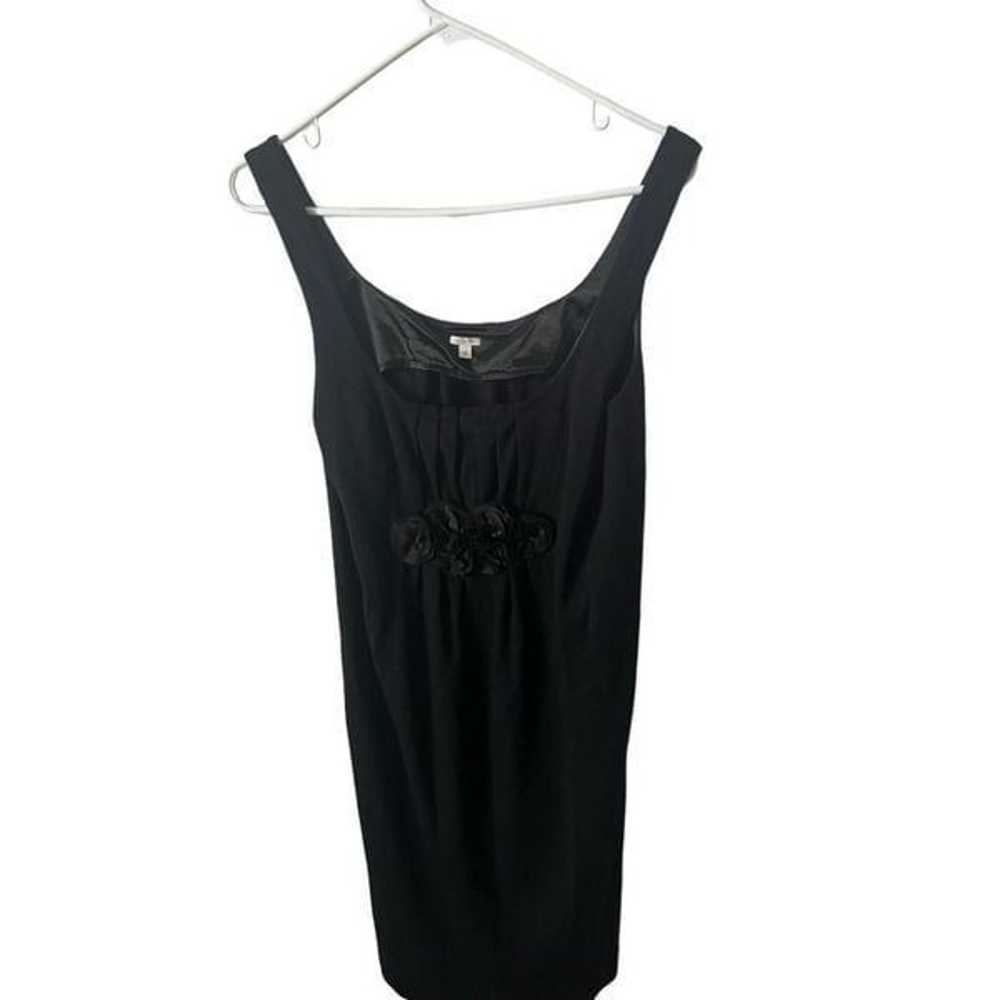 J Crew Rosetta Wool Shift Black Dress Size Small - image 4