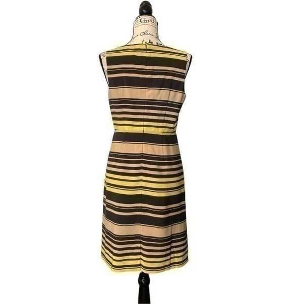 The Limited Women's Yellow and Brown Striped Slee… - image 3