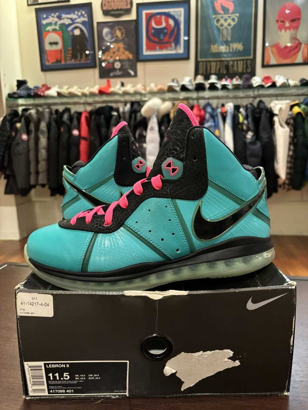 Nike Nike LeBron 8 South Beach (Pre-Heat) - image 1