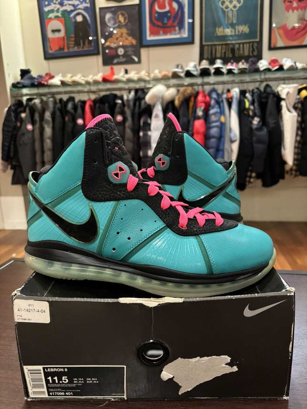 Nike Nike LeBron 8 South Beach (Pre-Heat) - image 2