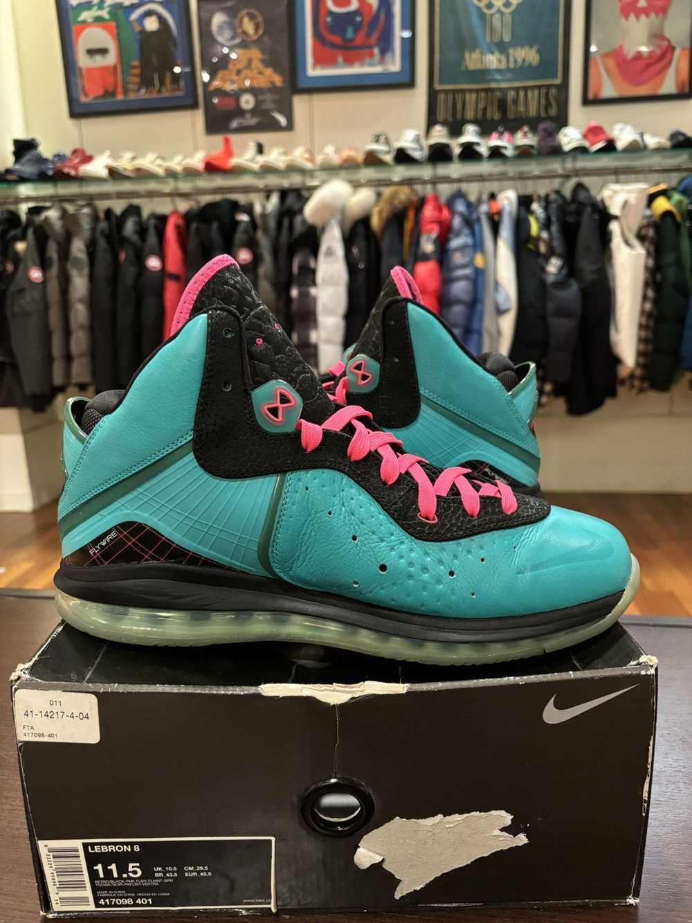 Nike Nike LeBron 8 South Beach (Pre-Heat) - image 4