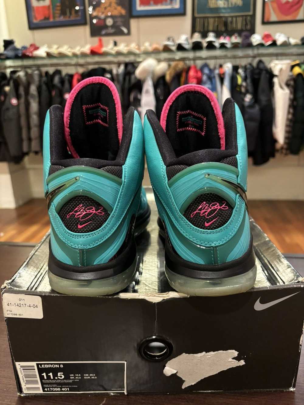 Nike Nike LeBron 8 South Beach (Pre-Heat) - image 6