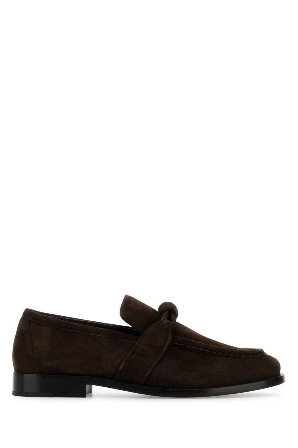 Bottega Veneta Brown Suede Astaire Loafers - image 1