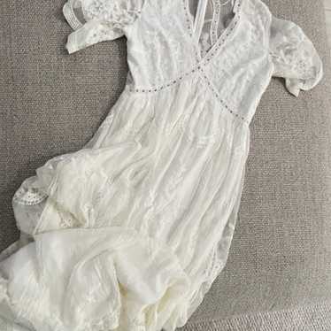 Pinkblush white lace maternity Dress