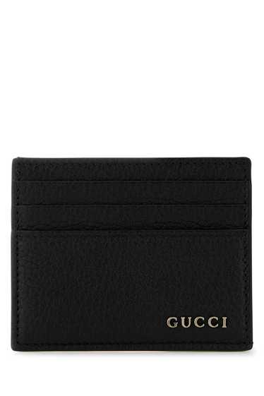 Gucci Black Leather Card Holder