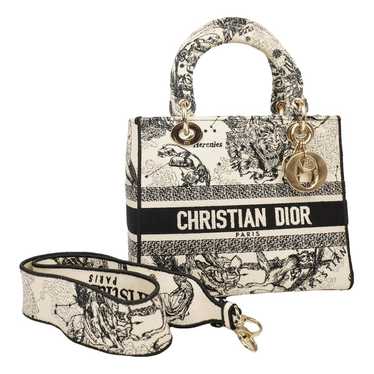 Dior Lady D-Lite cloth handbag - image 1