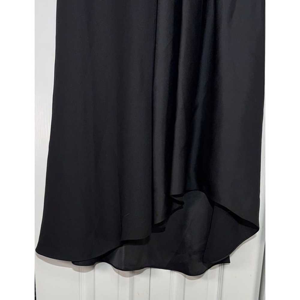 Banana Republic Satin-Trim Midi Black Sz 6 Holida… - image 2