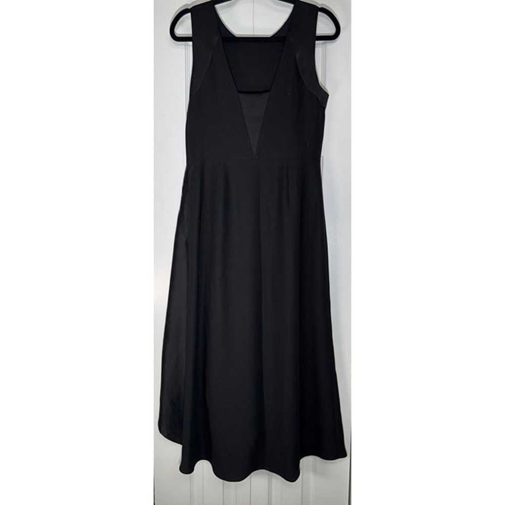 Banana Republic Satin-Trim Midi Black Sz 6 Holida… - image 3