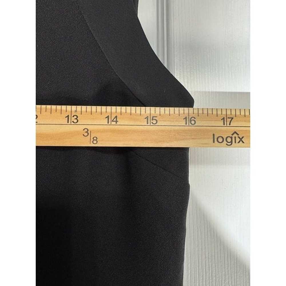 Banana Republic Satin-Trim Midi Black Sz 6 Holida… - image 5