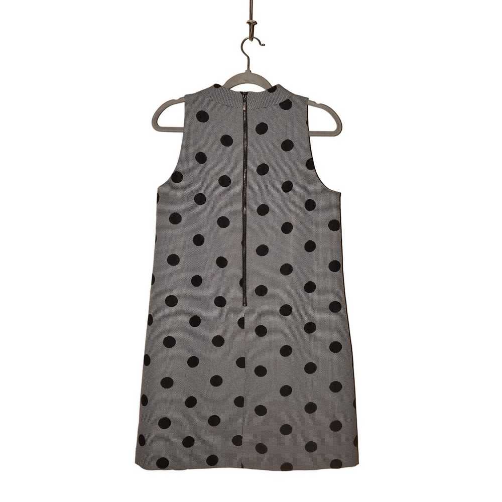 TAHARI ASL $128 Black White Polka Dot Sleeveless … - image 2