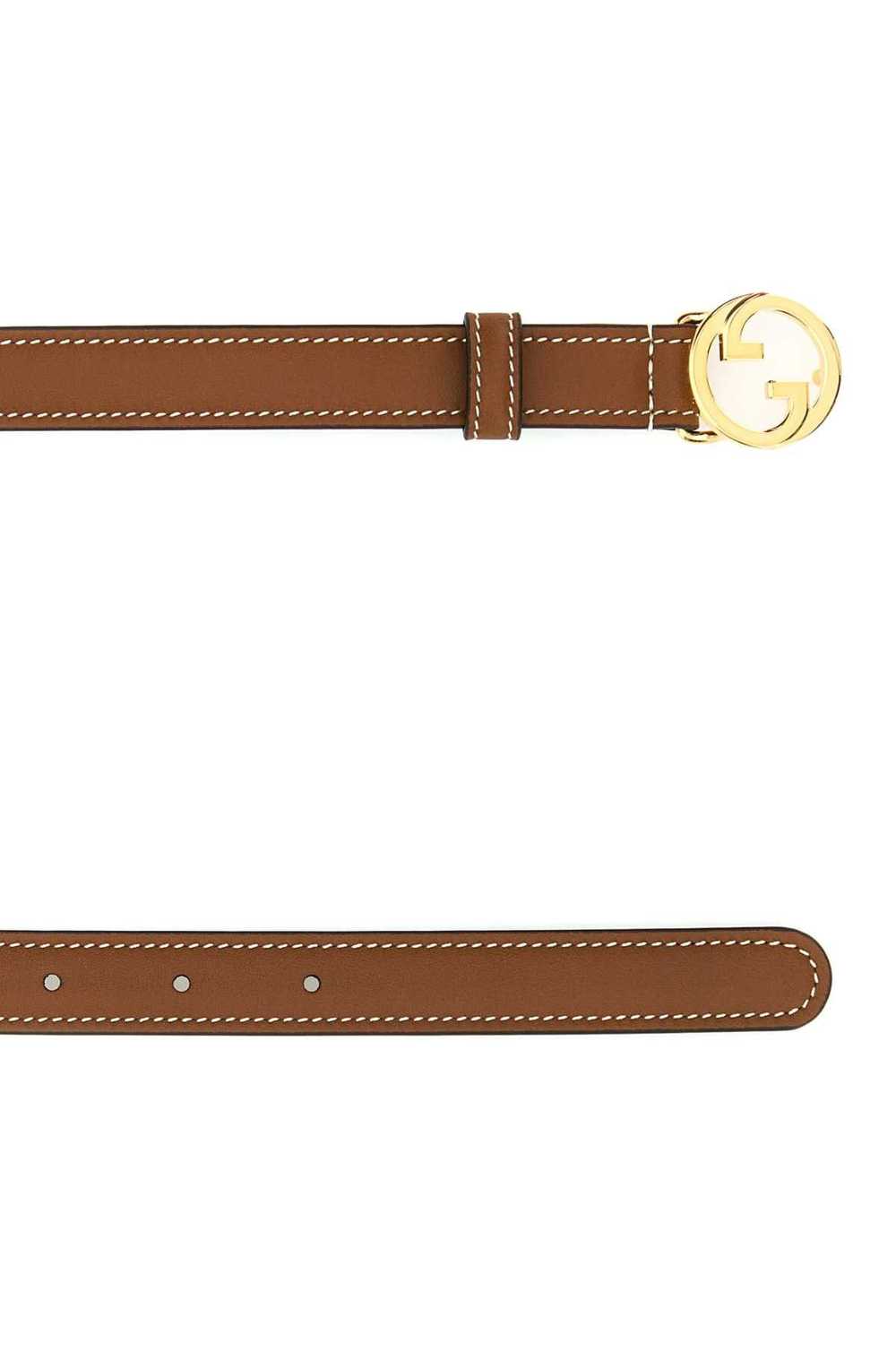 Gucci Caramel Leather Gucci Blondie Belt - image 2