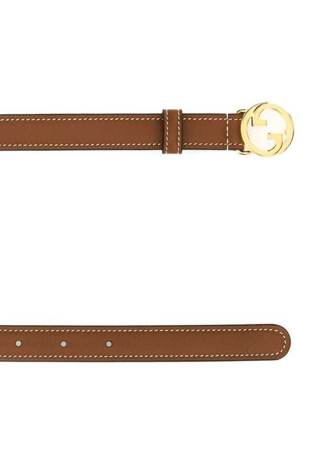 Gucci Caramel Leather Gucci Blondie Belt - image 4