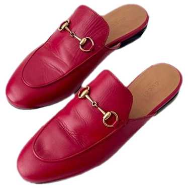 Gucci Princetown leather flats