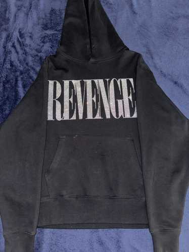 Revenge REVENGE RHINESTONE HOODIE BLACK