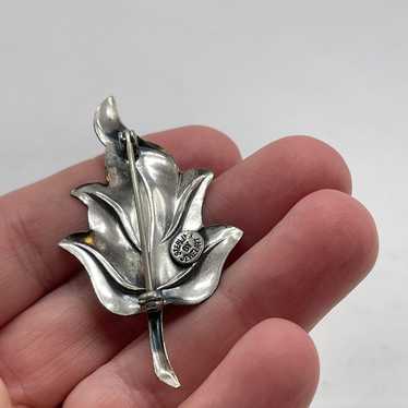 VTG sterling silver brooch Jewel art