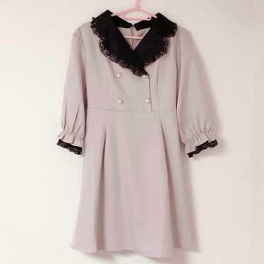 【NOEME】 Trench Collar Dress Pink - image 1