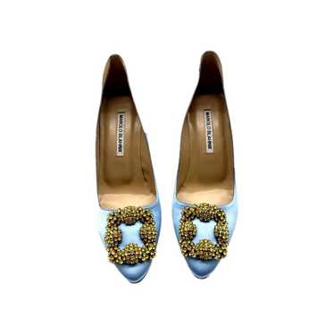 Manolo Blahnik Hangisi cloth heels