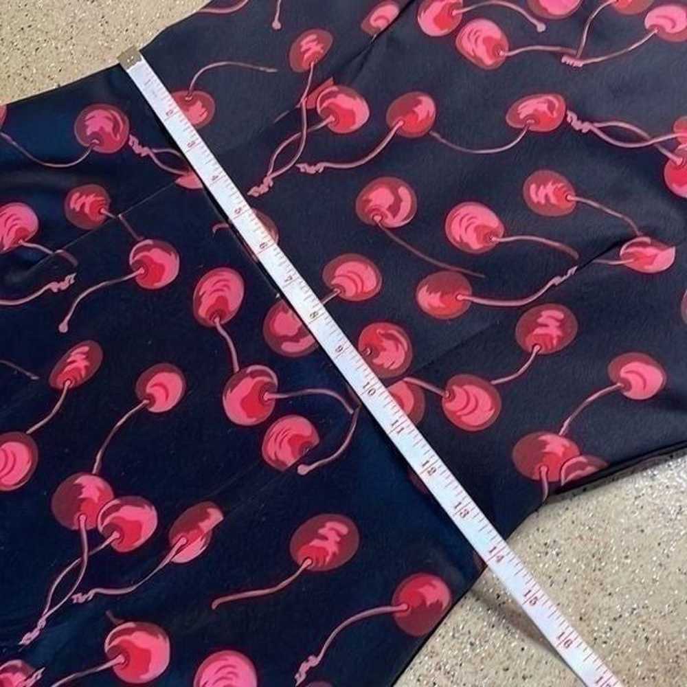 Betsey Johnson Cherry Print Scuba Sheath Dress 6 - image 12