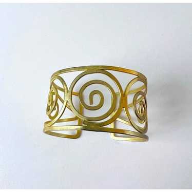 Bracelet fashion Jewelry Gold Metal Cuff New - image 1