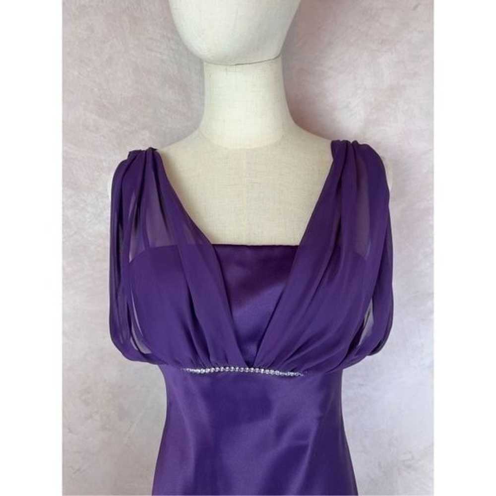 Vintage Purple Gown 90s Y2K Fairy Grunge Vibes - image 3