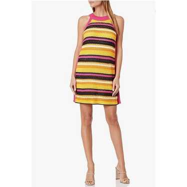 BCBGeneration Multicolor Knit Halter Neck Dress i… - image 1