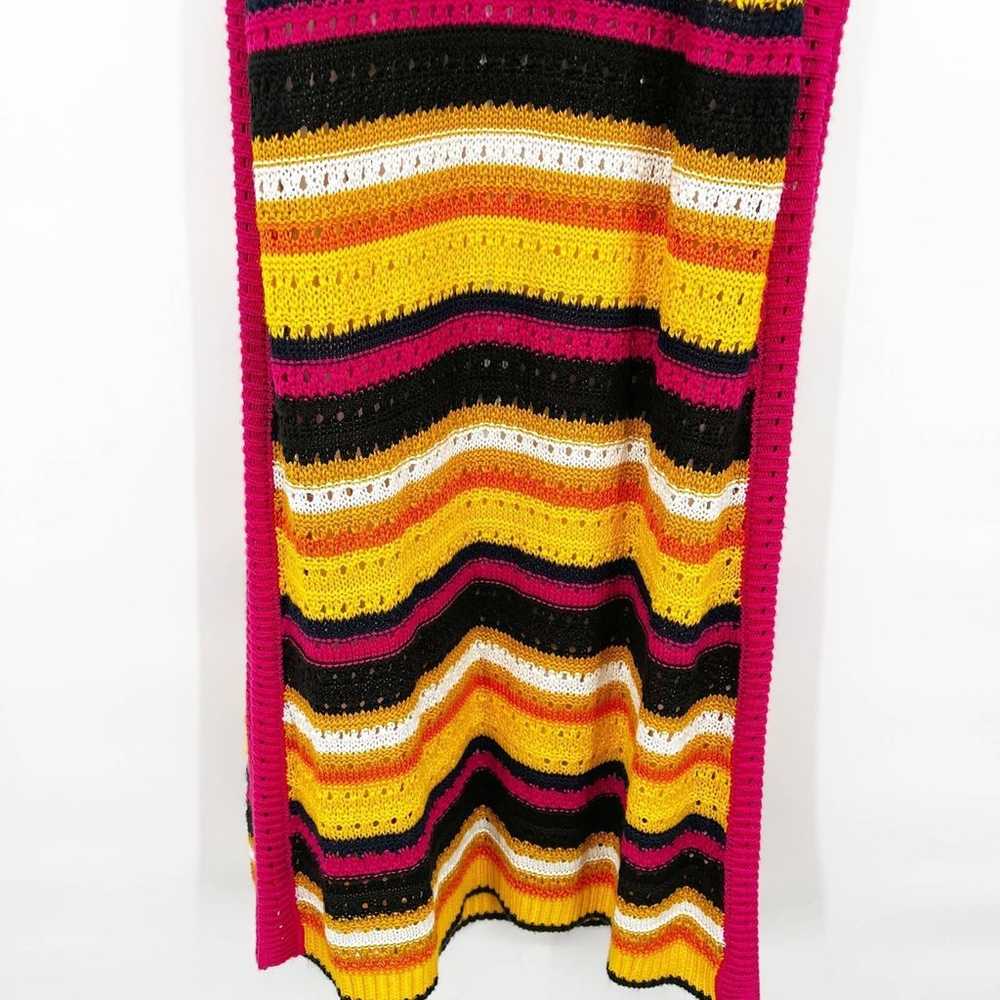 BCBGeneration Multicolor Knit Halter Neck Dress i… - image 4