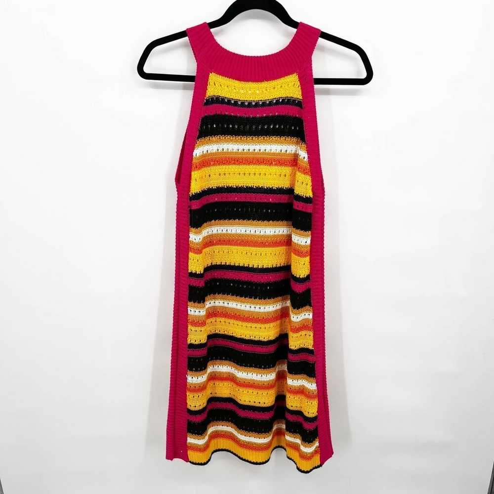 BCBGeneration Multicolor Knit Halter Neck Dress i… - image 9