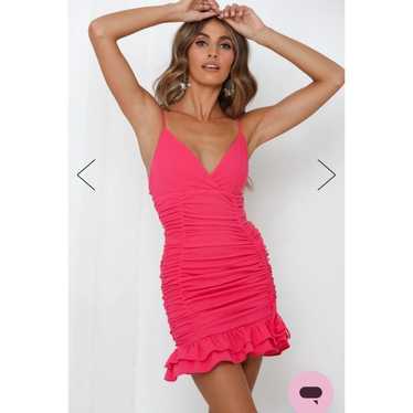 Hello Molly Hot Pink Mini Dress