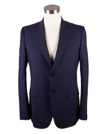 Gucci GUCCI DARK NAVY WOOL BLAZER JACKET