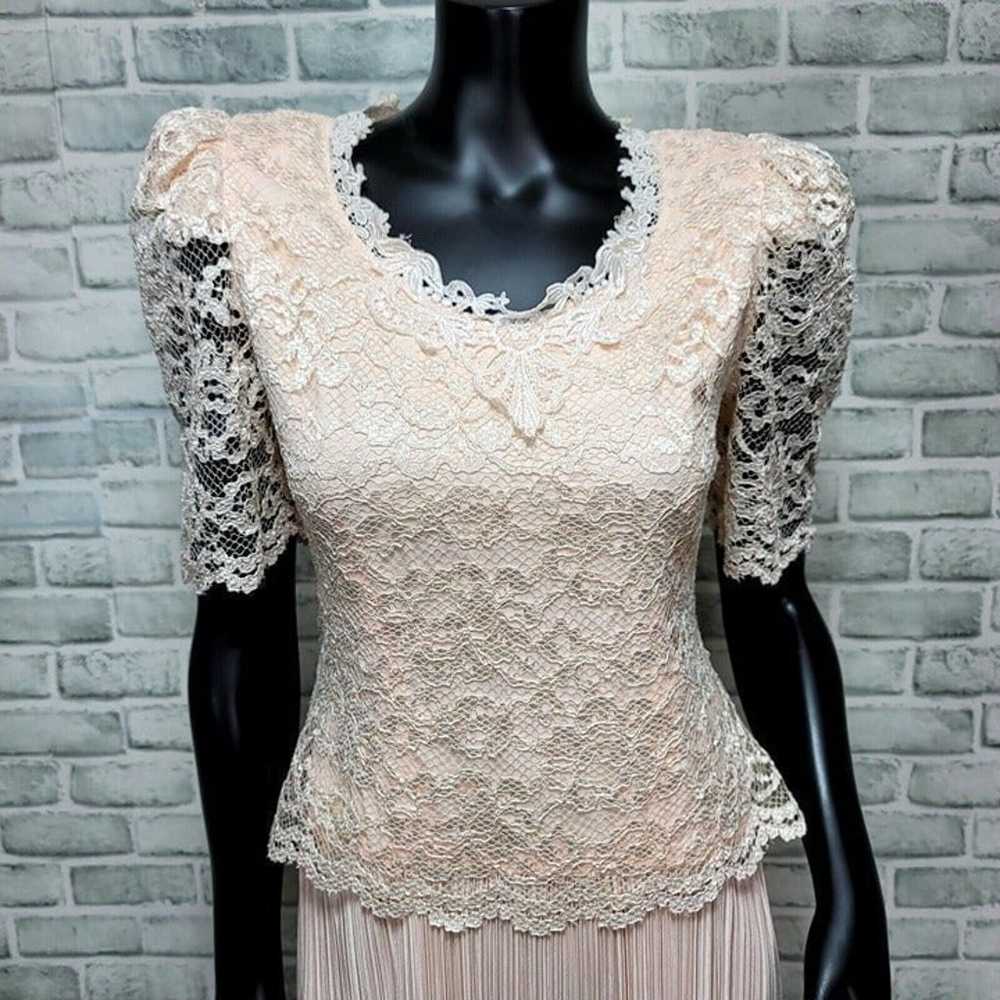 Vintage 80s Barbara Chodos Michael Marcella Lace … - image 3