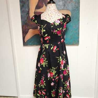 Hearts and Roses vintage style dress