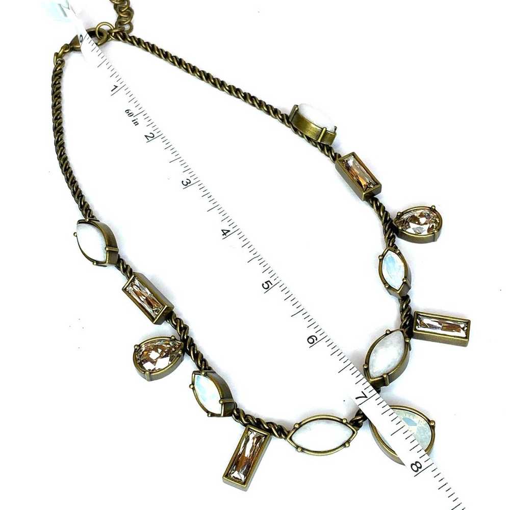 Silpada KR Moonstone Necklace with Swarovski Crys… - image 7