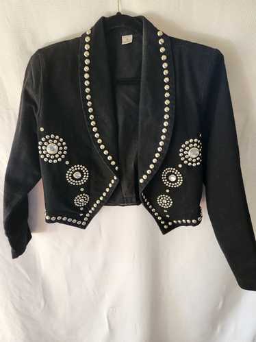 Vintage Vintage Heavy Cotton Women's Studded Crop… - image 1