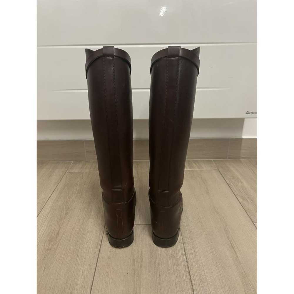 Hermès Jumping leather riding boots - image 3