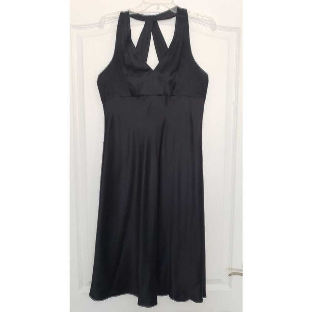 Ann Taylor LOFT Vintage Black Silk Slip Dress Siz… - image 1