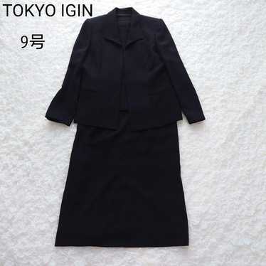 TOKYO IGIN Black Formal Set One-Piece Jacket