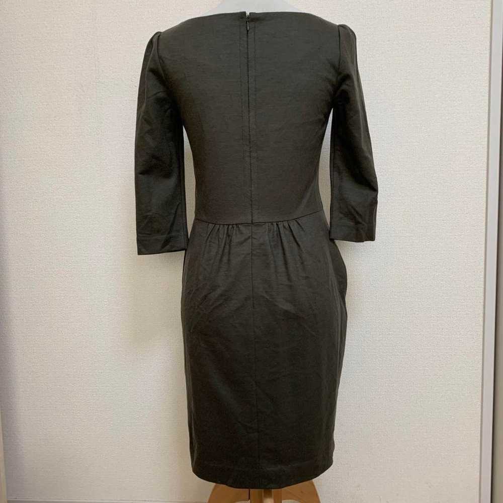 BALLSEY Dress 38 Brown Frill Office Casual Elegant - image 6