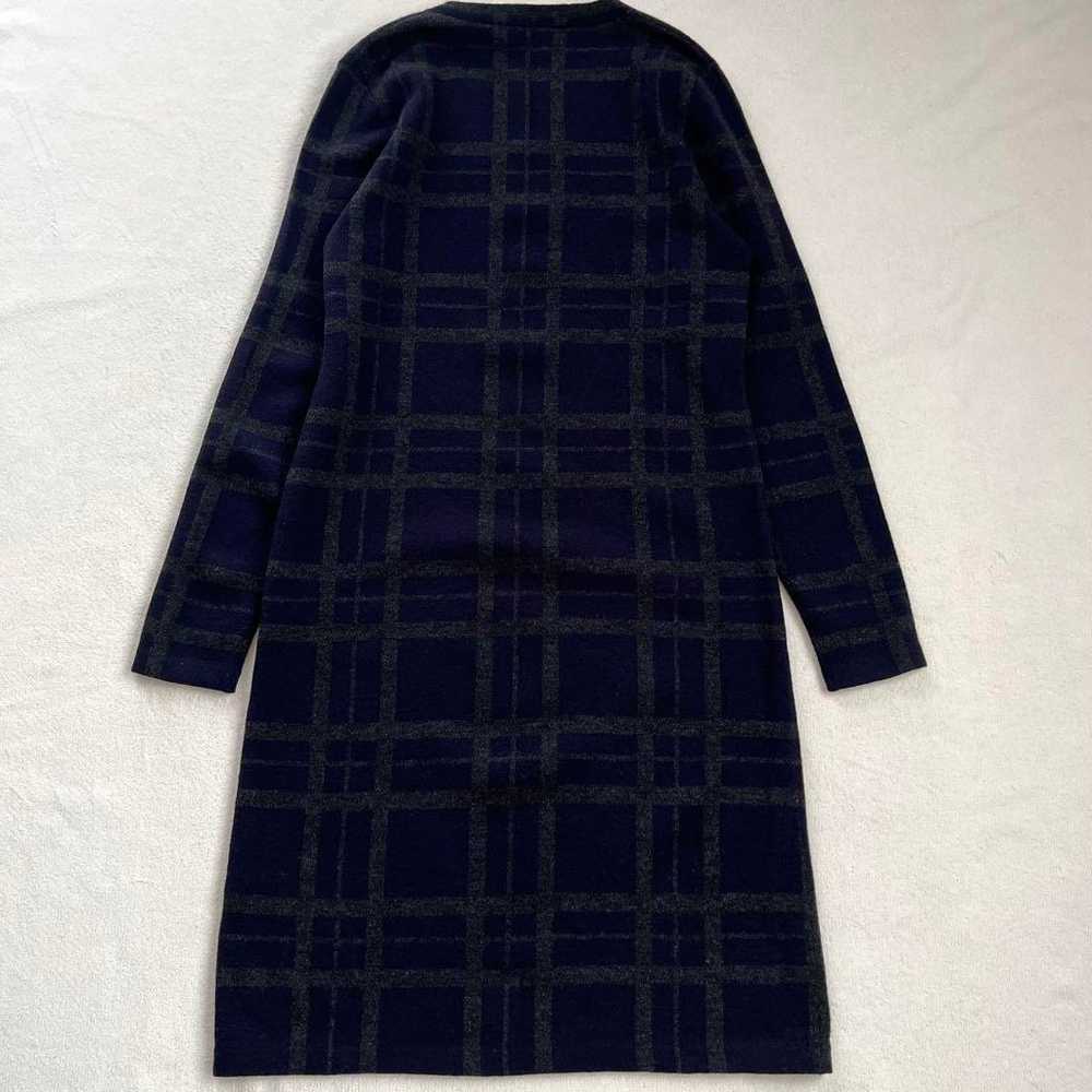 Theory Luxe Wool Dress with Check Pattern - image 5