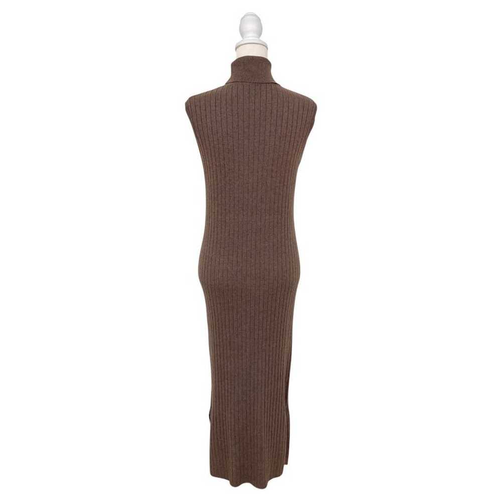 VICKY Brown Long Knit Dress M - image 7