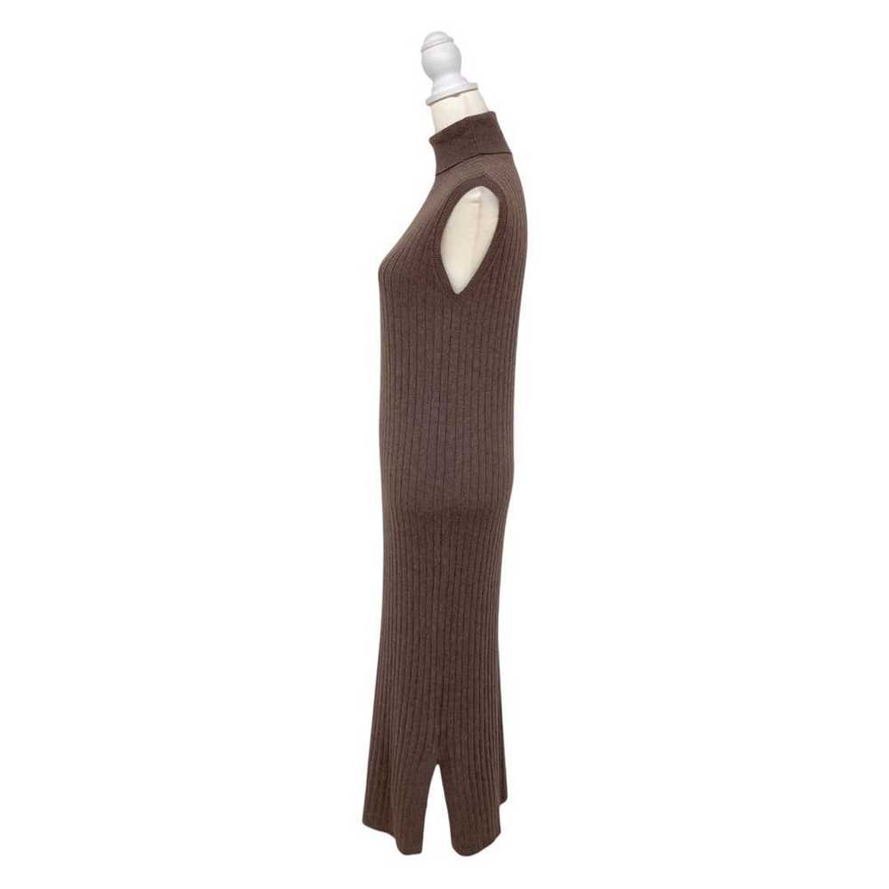 VICKY Brown Long Knit Dress M - image 8