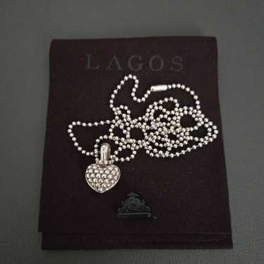 LAGOS Vintage Signature Caviar
Caviar Beaded Hear… - image 1