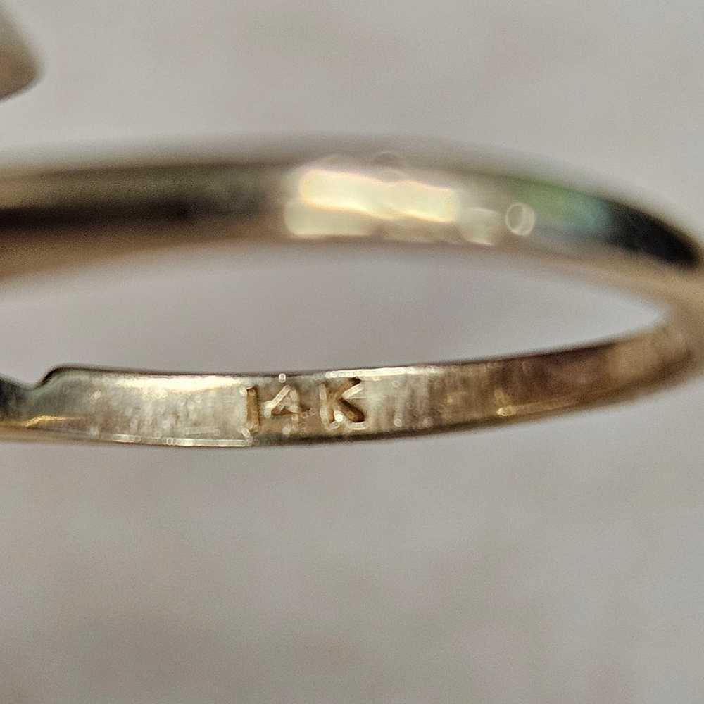 14k yellow gold ring - image 6